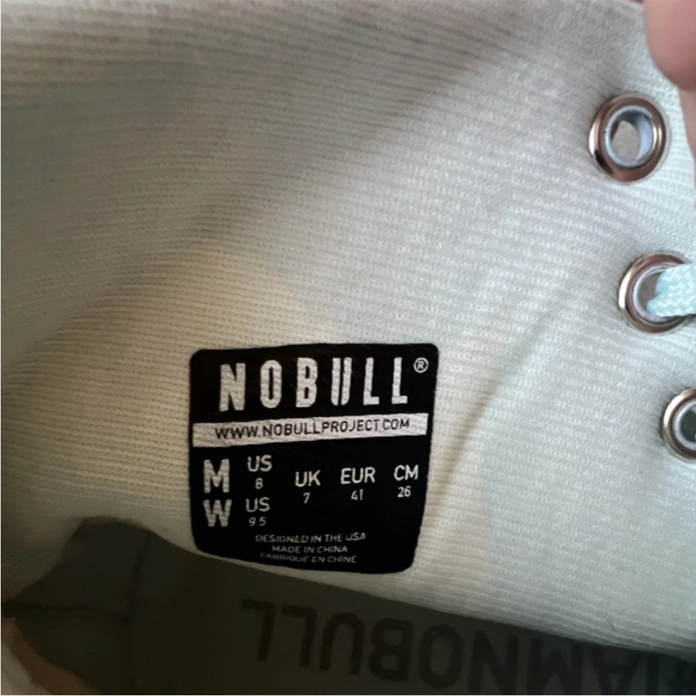 NOBULL Perforated High-Top Sneakers in Mint - Picture 8 of 11
